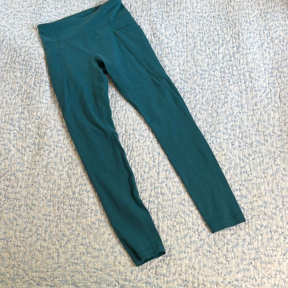Athleta girl high rise pocket leggings size sm 7